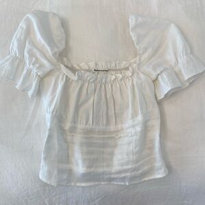White Linen Reformation Top